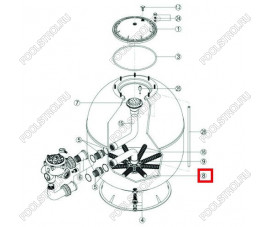 Сепаратор для фильтра Hayward PRO S360SLE (RRFI0008.03R\500201150000) Сепаратор для фильтра Hayward PRO S360SLE (RRFI0008.03R\500201150000)
