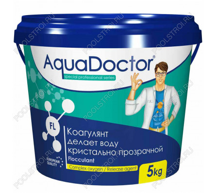 Коагулянт AquaDoctor FL для очистки воды в гранулах 5кг