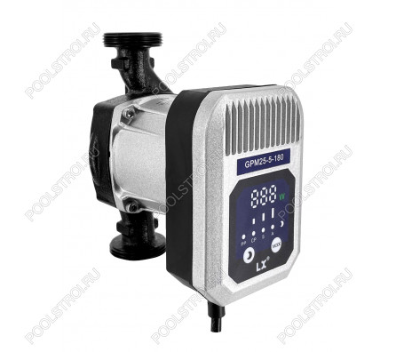 Циркуляционный насос AquaViva LX GPM25-8-180 - 8 м³/ч; 8 м, 220В, 80 ватт, с частотным регулированием